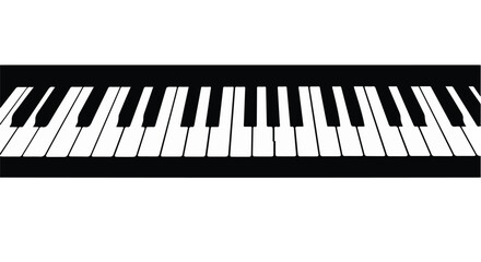 Fototapeta premium piano keyboard keys instrument music