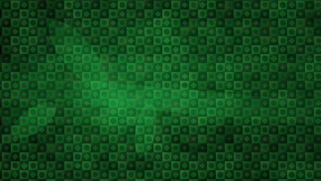 Green geometric diamond pattern seamless tile