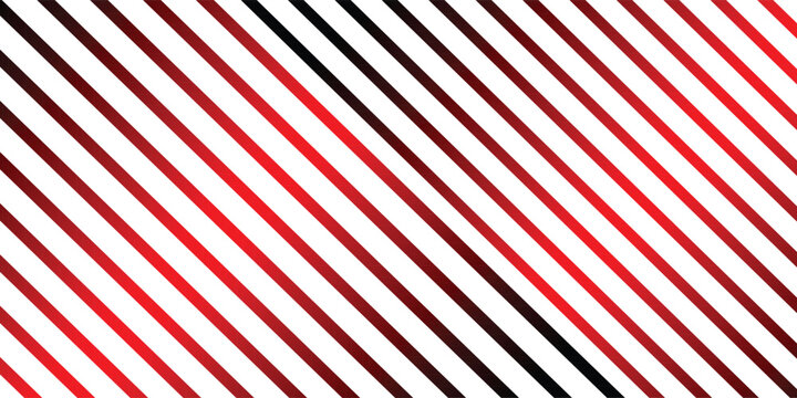 Tekstur kain bergaris vertikal mulus dengan garis paralel merah, hitam, dan putih.