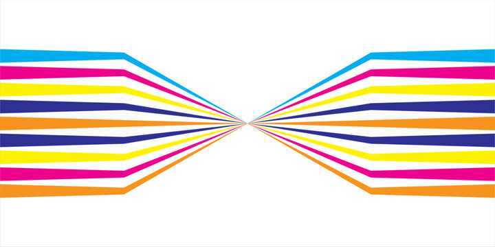 Neon lines light creativ multicolor background photo