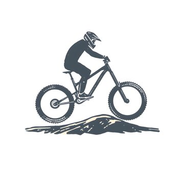 Realistic silhouette motocross rider trick enduro motorcycle vector illustration