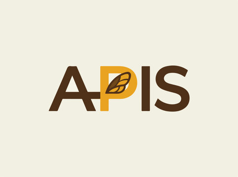 Apis logo with bee icon.