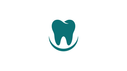 Obraz premium Dental Tooth Icon Logo Design.