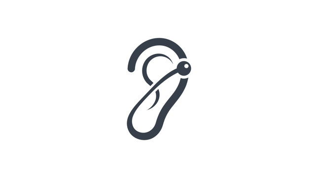Hearing aid device for ear.