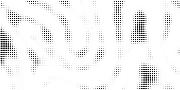 Halftone gradient. Dotted gradient, smooth dots spraying and halftones dot background seamless horizontal geometric pattern vector template set. unique dots modern circles