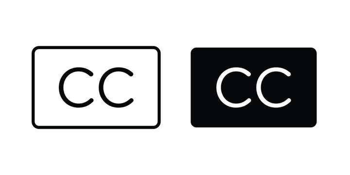 Closed caption icon