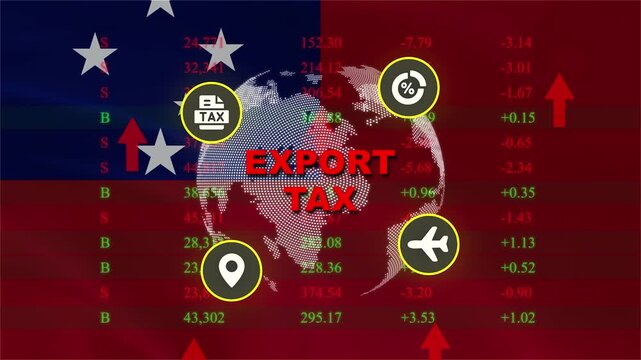 Export Tax Imposed: Global trade faces scrutiny as an export tax is levied, impacting international commerce and economic activity.