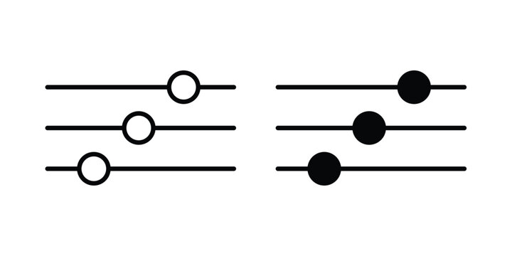 Settings sliders icon