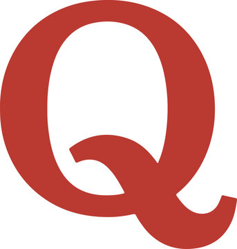Quora Logo Icon Design Vector Illustration Isolated on White Background
