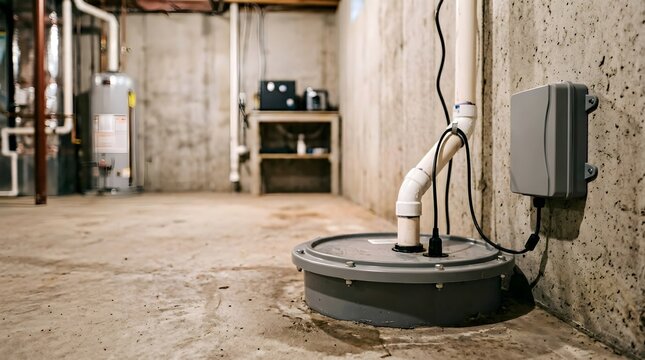 smart basement sump pump monitoring device designed for flood prevention water damage protection and home safety