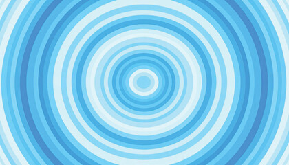 Naklejka premium Blue concentric circles pattern design.