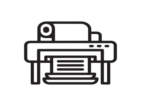 Large Format Printer Icon