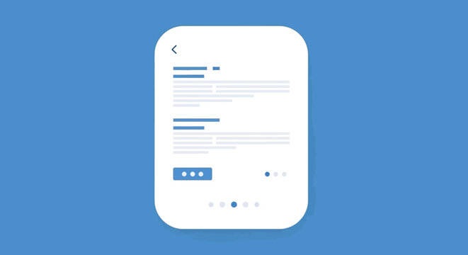 Minimalistic application interface design with interactive elements and intuitive data visualization