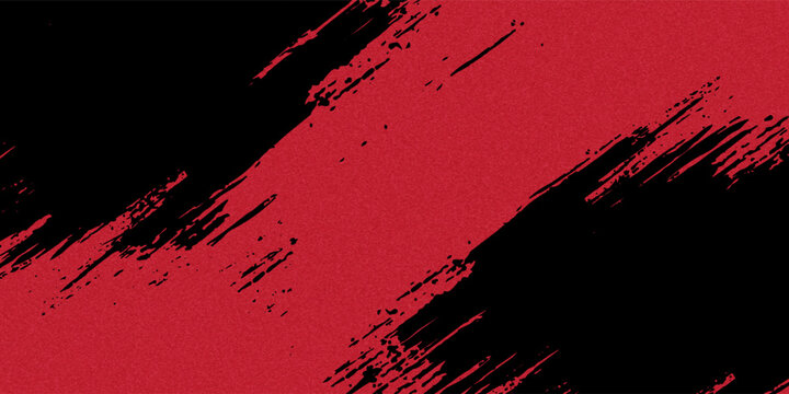 red vector layout with flat lines on backround blue. Decorative shining illustration with lines on abstract template.
