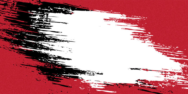 red vector layout with flat lines on backround blue. Decorative shining illustration with lines on abstract template.