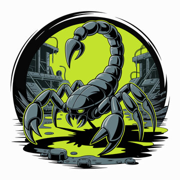 Scorpion Insect Arachnid Stinger Creature.