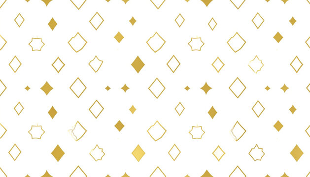 Geometric shapes pattern with diamonds.