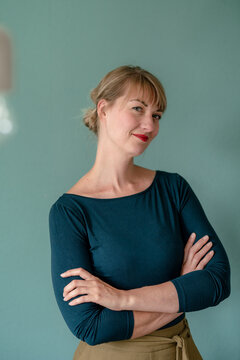 Portrait of self-confident woman
