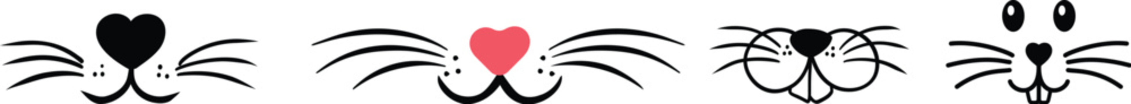Easter Bunny Ears, rabbit ears icon flat set vector for apps or web. isolated on transparent background bunny Cute bunny ears headband.Rabbit bunny ears silhouette icon set with different ear shapes.