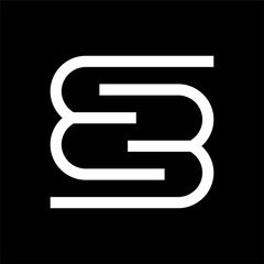 Elegant EB monogram logo vector featuring clean, modern letterforms with a minimalist style, ideal for luxury branding, corporate identity, personal brands, and premium business applications, isolated © eborigin