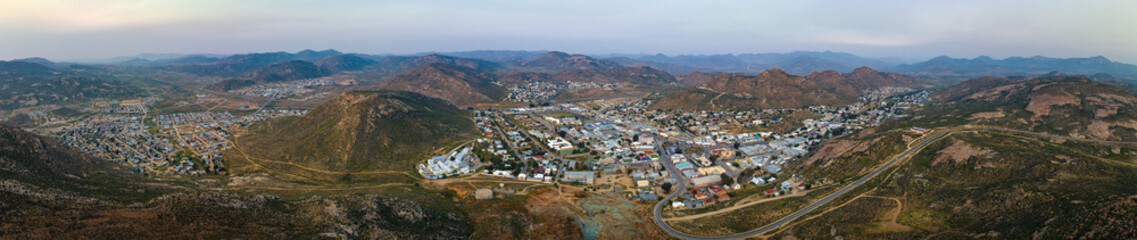 Obraz premium Aerial view of Springbok town, Northern Cape