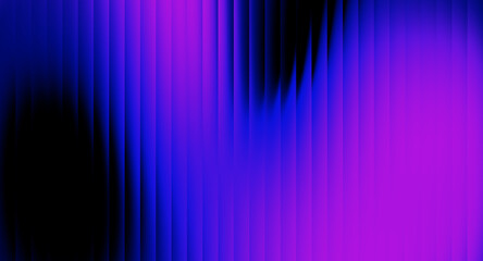 Abstract Neon Blue Purple Gradient Background with Vertical Light Stripes