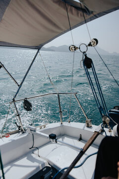 sail boat on the sea