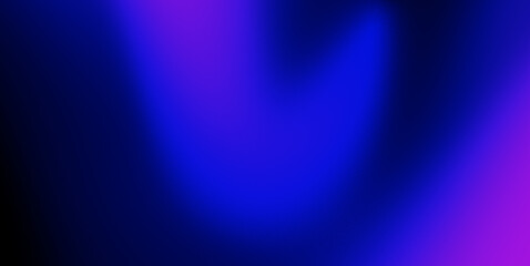 Abstract Blue Purple Neon Gradient Background with Soft Glow and Modern Blur Effect
