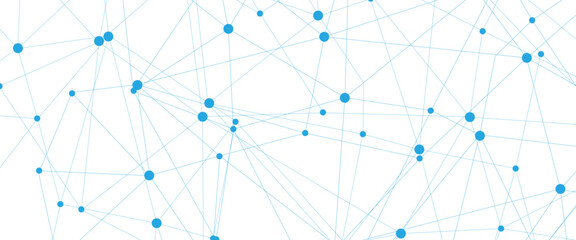 Abstract white digital technology futuristic communication high tech concept dots global lines connect network background vectors © NATOK 2.0