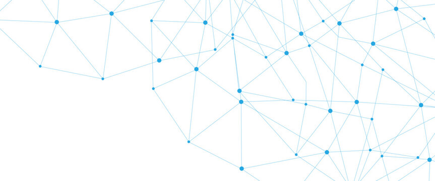 Abstract white digital technology futuristic communication high tech concept dots global lines connect network background vectors