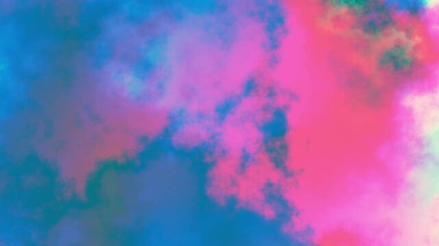 Retro vintage orange red green black blue sky purple noise gradient abstract loop background. Color ombr&eacute; blend. Smooth transition. Film