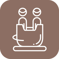 Spinning Ride Vector Icon © SAMDesigning