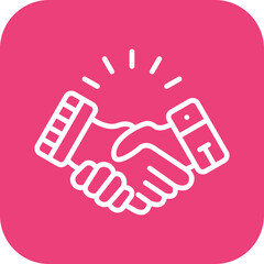 Obraz premium Handshake Vector Icon