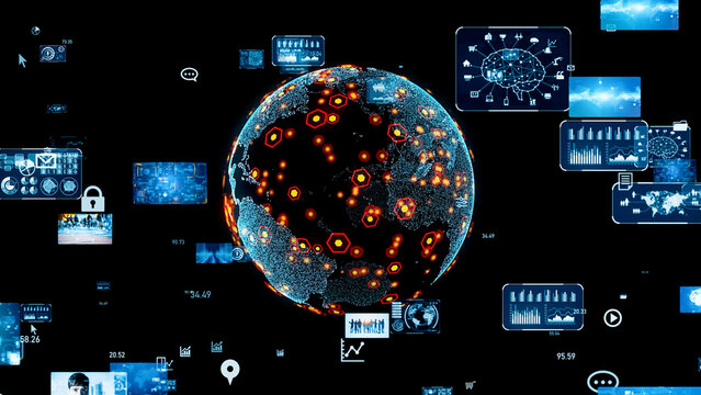 Global Network. conceptual image visual.