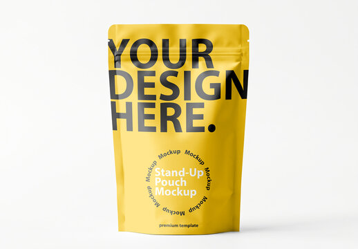 Stand up Pouch Mockup