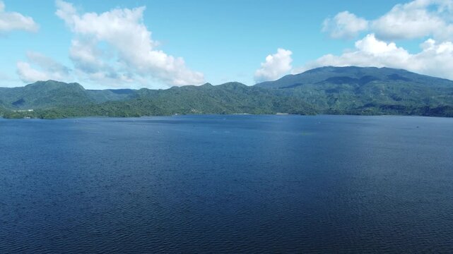 Natural lake in Camarines Sur Bicol Philippines