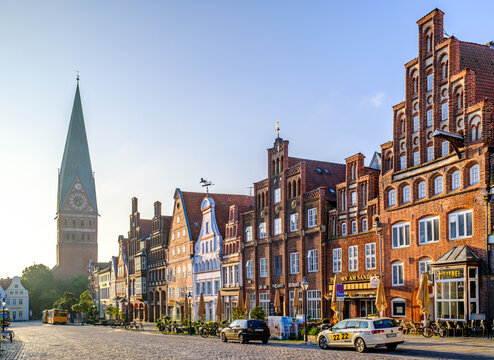 Lueneburg, Germany - May 30: historic buildings at the famous old town of Lueneburg (L&uuml;neburg) on May 30, 2026