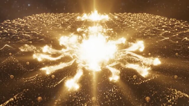 Pulsating Nodes of Collective Intelligence Connect and Amplify Energy Waves