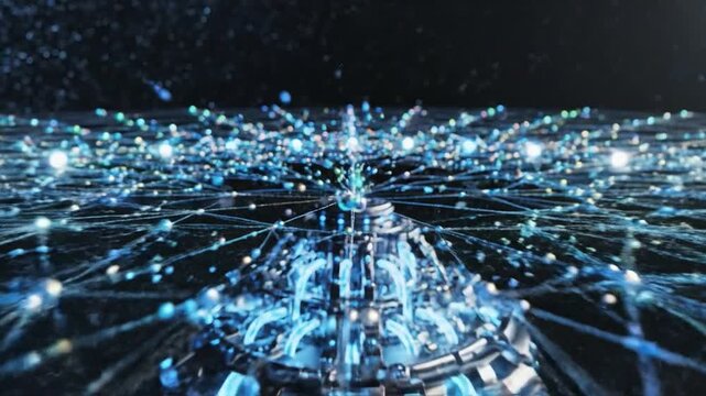 Quantum Processors Creating Celestial Motion Through Unseen Energy