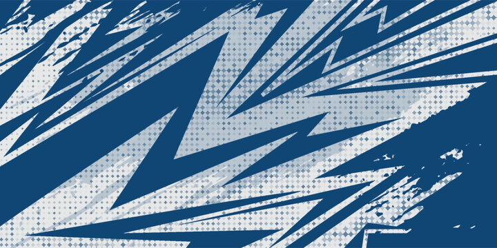 Abstract background with spikes and zigzag line pattern