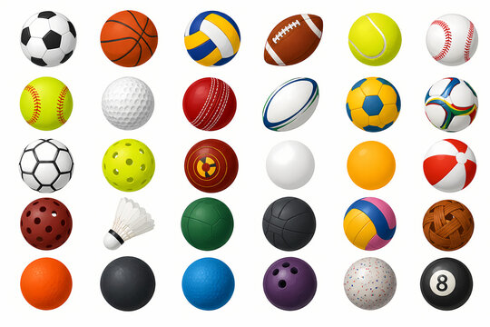 set of colorful easter balls