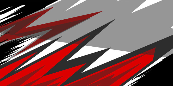 Abstract background with shock arrow pattern