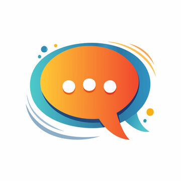 Speech bubble icon with ellipsis