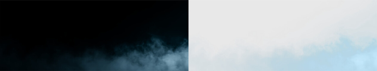 Fototapeta premium Soft blue texture on a transparent background for design use and creative projects