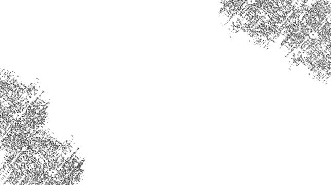 Silver Watercolor brush stroke. Silver foil pieces flake, old texture. Silver foil pieces flake. Abstract shiny silver glitter design. Ideal for flyer, packaging, invitation, cover, business card.PNG