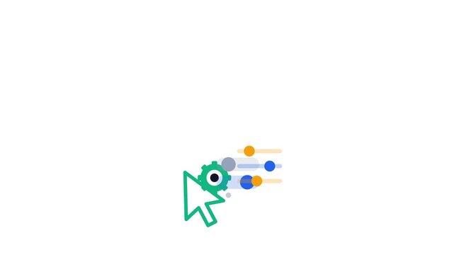 Premium refreshing commerce interface cursor and lock stacked cards UI web icon animation 157