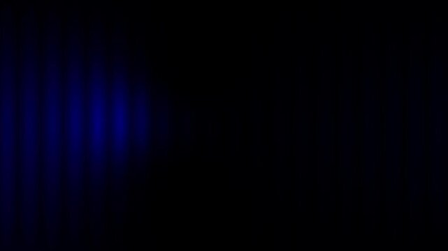 4k looping video dark blue abstract light lines curtain glass gradient effect on a black dynamic striped background atmospheric futuristic pattern liquid glow soft waves layers luminos design