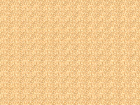オレンジバックに白のマートル柄風、背景素材イラスト