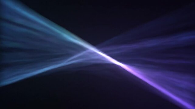 Abstract Blue Purple Light Streaks Swirling Motion Background