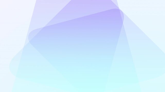 Minimal motion design rounded triangle pastel gradient background. Seamless looping animation